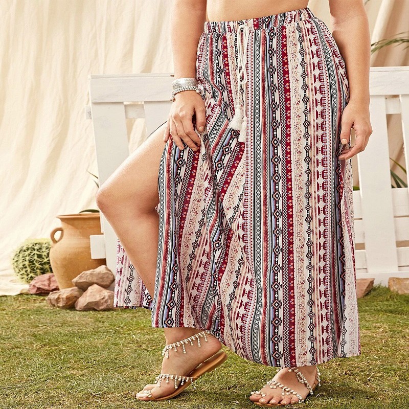 Tribal maxi clearance skirt